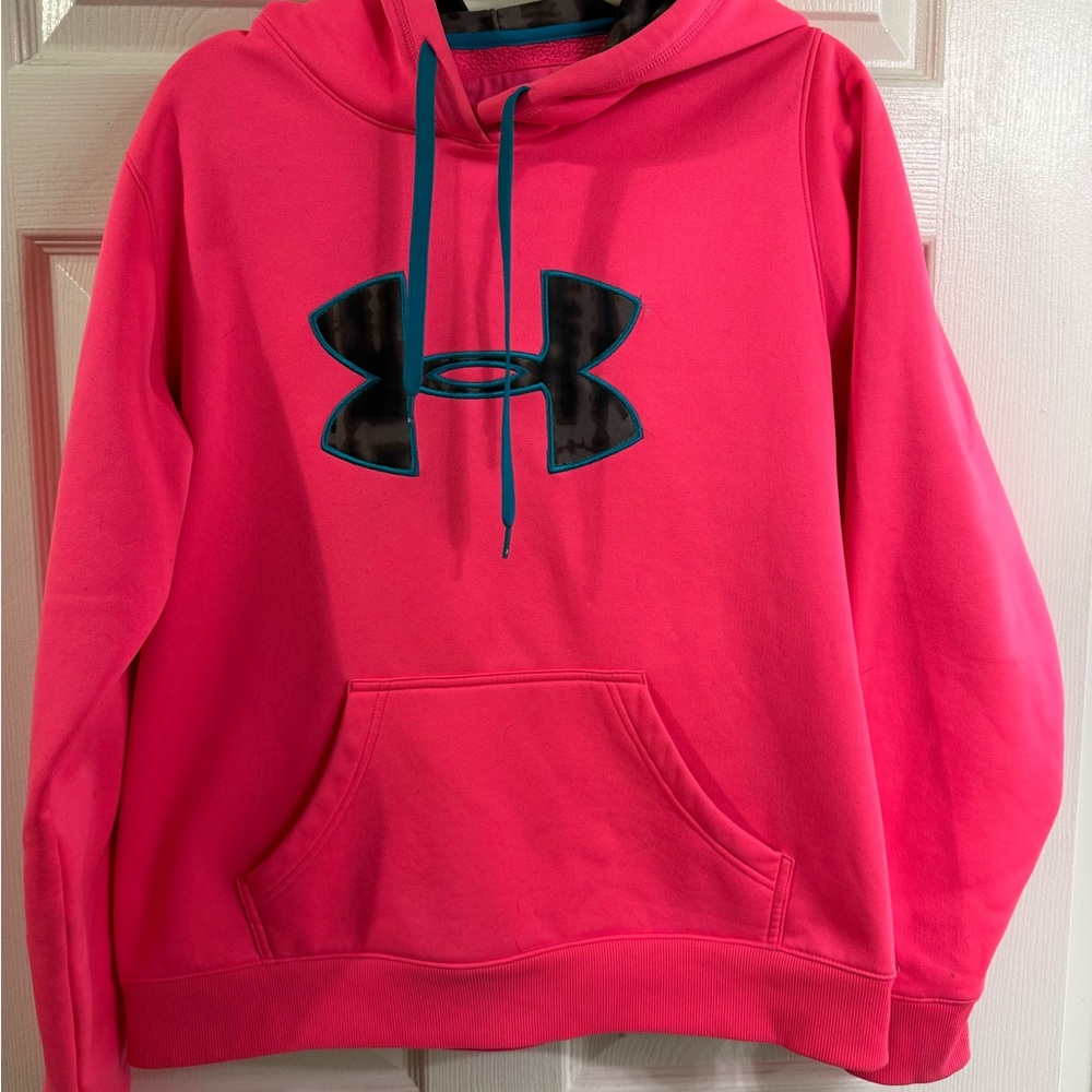 Under Armour Hot Pink Hoodie - Please read FULL description